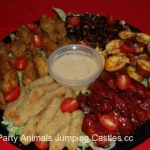 Party Animals Jumping Castels offers Savoury Platters016