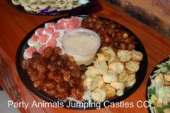 Party Animals Jumping Castels offers Savoury Platters003