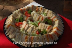 Party Animals Jumping Castels offers Savoury Platters012