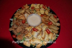 Party Animals Jumping Castels offers Savoury Platters018