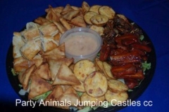Party Animals Jumping Castels offers Savoury Platters022