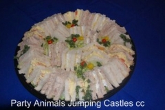 Party Animals Jumping Castels offers Savoury Platters024
