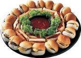 Hamburger and Hot Dog Platter
