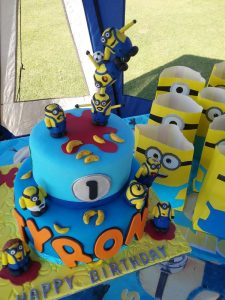 Party Animals Jumping Castles Minions Cake