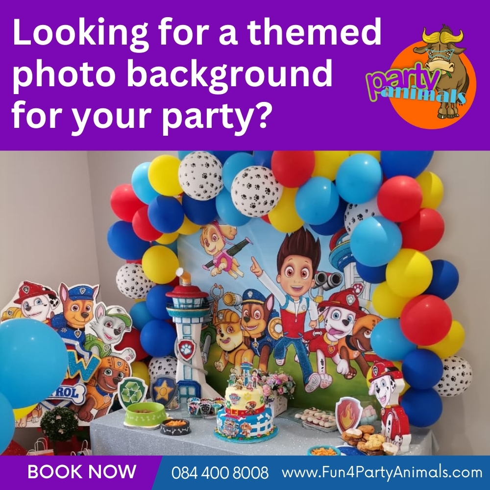 Fun4party animals Looking for themed photo backgrounds